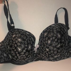 VS black silver stars Dream Angels bra34D